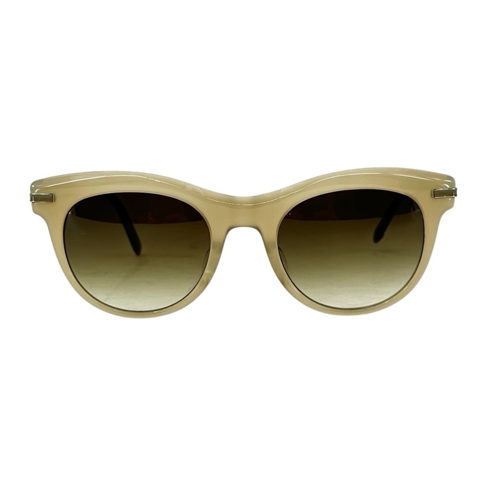 Garrett Leight Andalusia Sunglasses - Beige Tan Cat Eye Sunglasses Sun Glasses